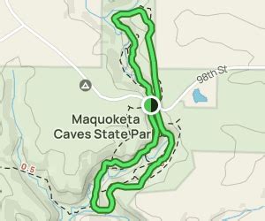 maquoketa caves trail map|Maquoketa Caves Loop, Iowa